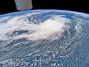 Hurricane Harvey as seen from the International Space Station. [Jack Fischer, K2FSH, photo]